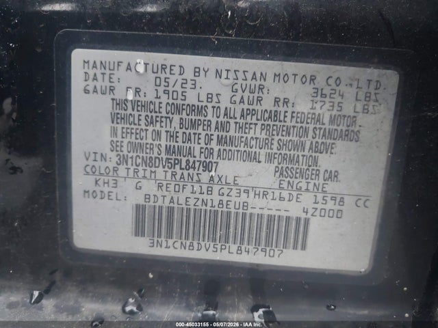 Nissan Versa 1.6 S Xtronic Cvt