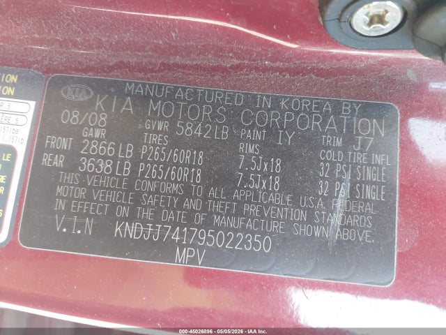 Kia Borrego Ex V6