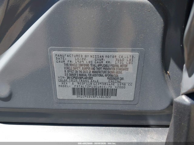 Nissan Kicks Sr Xtronic Cvt