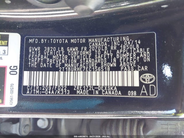 Toyota Corolla S