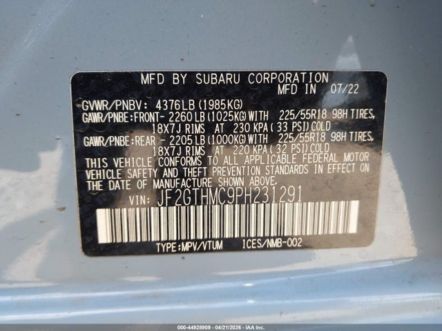 Subaru Crosstrek Limited