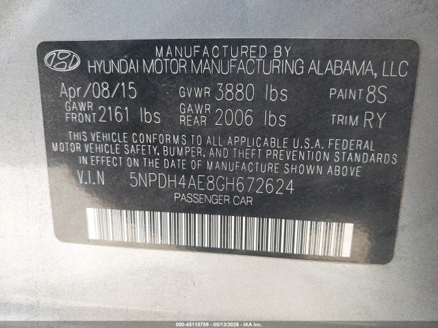 Hyundai ELANTRA Value Edition