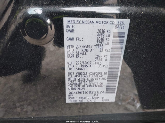 Nissan Rogue Sv