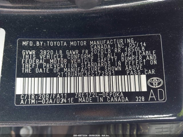 Toyota Corolla L