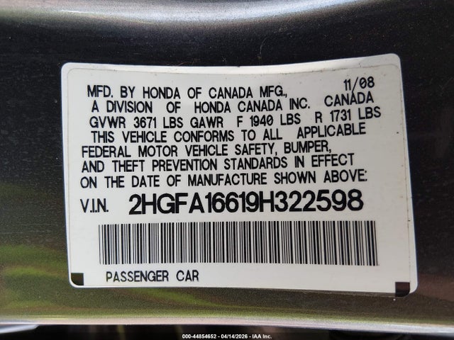 Honda Civic Lx-s