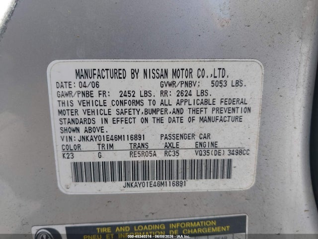 INFINITI M35