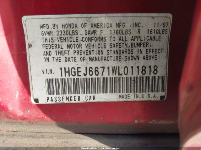 Honda Civic Lx