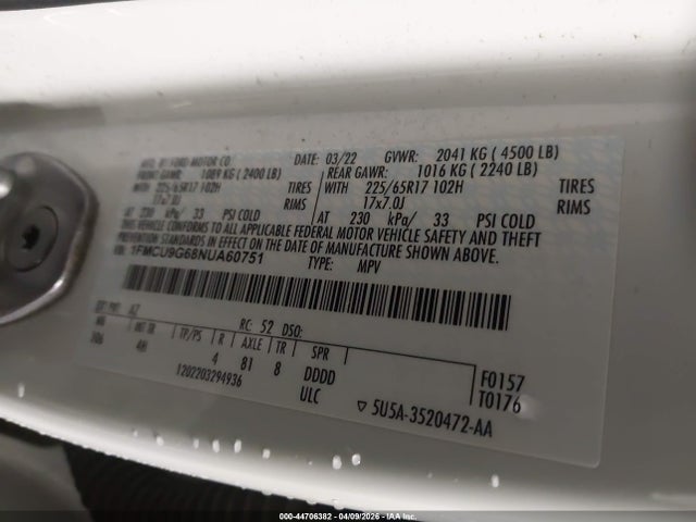 Ford Escape Se