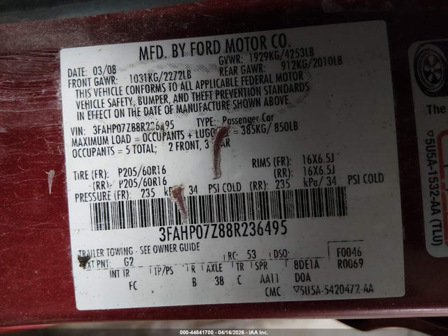 Ford Fusion Se