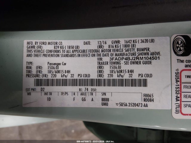 Ford Fiesta Se