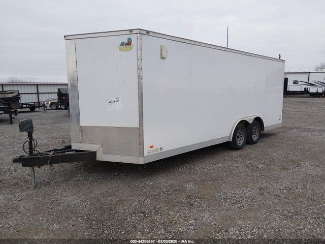 Covered Wagon Enclosed Cargo Trail