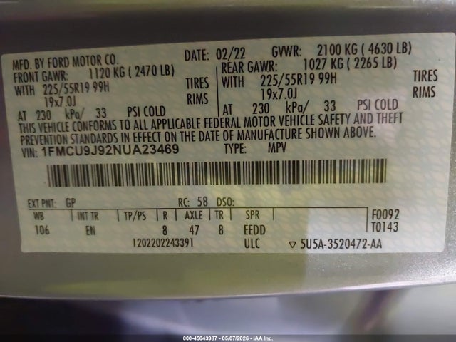 Ford Escape Titanium