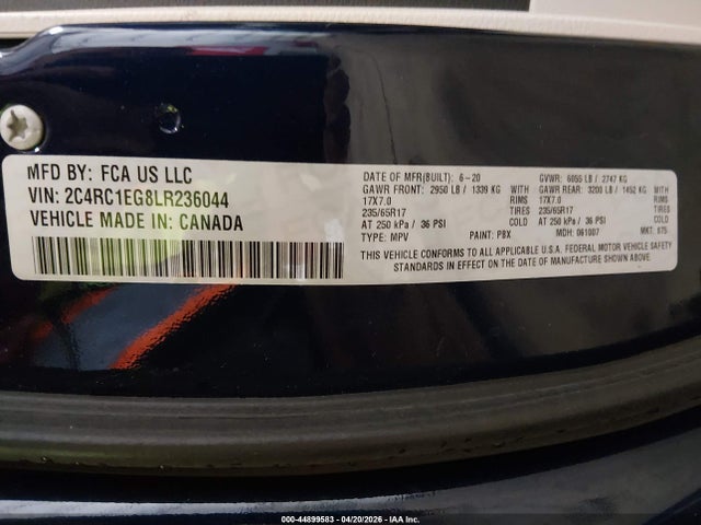 Chrysler Pacifica Touring L Plus