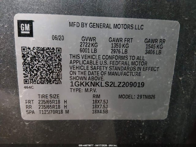 GMC Acadia Fwd Sle