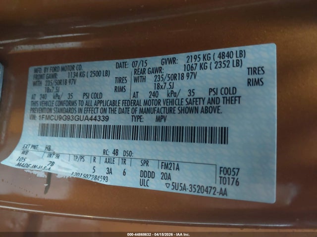 Ford Escape Se
