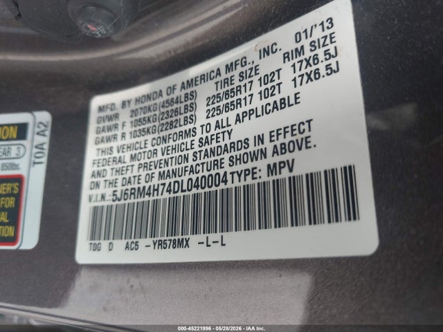Honda CR-V Ex-l