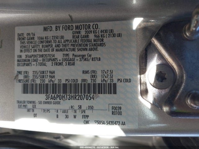 Ford Fusion Se