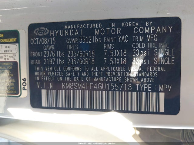 Hyundai SANTA FE Se