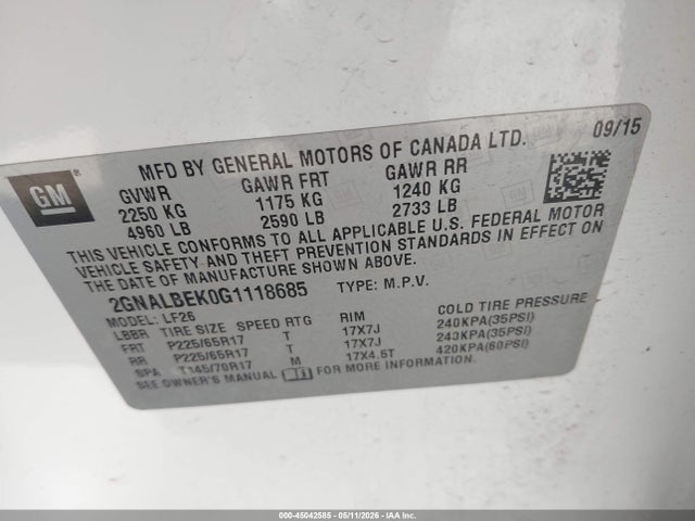 Chevrolet Equinox Ls