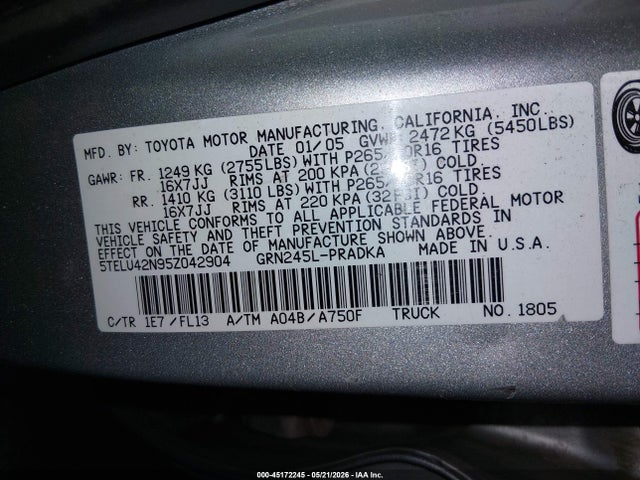 Toyota Tacoma Base V6