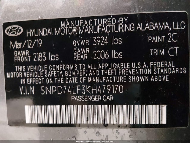 Hyundai ELANTRA Se