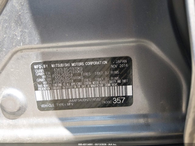 Mitsubishi Outlander 2.0 Le