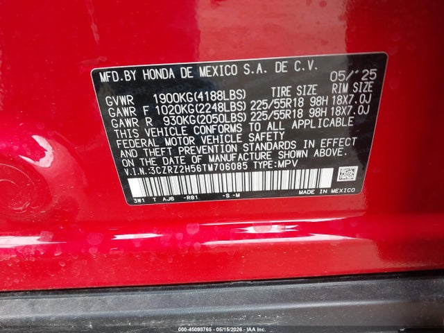 Honda HR-V Awd Sport