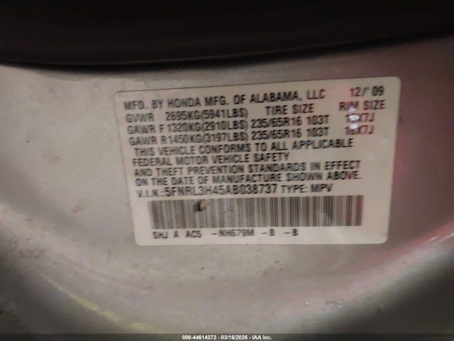 Honda Odyssey Ex