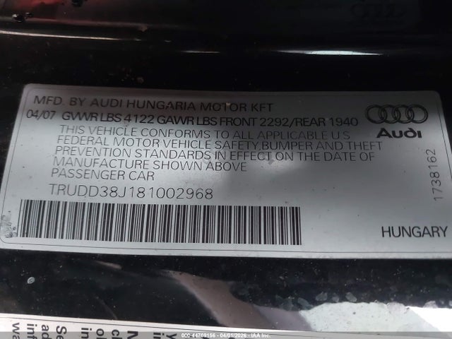 Audi TT 3.2