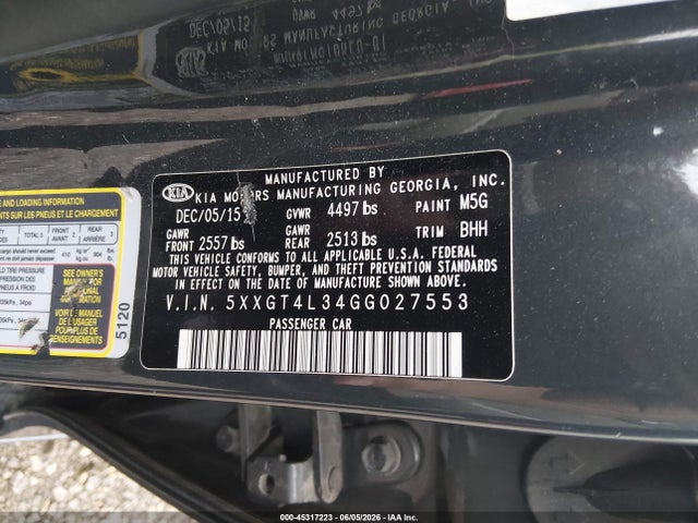 Kia Optima Lx