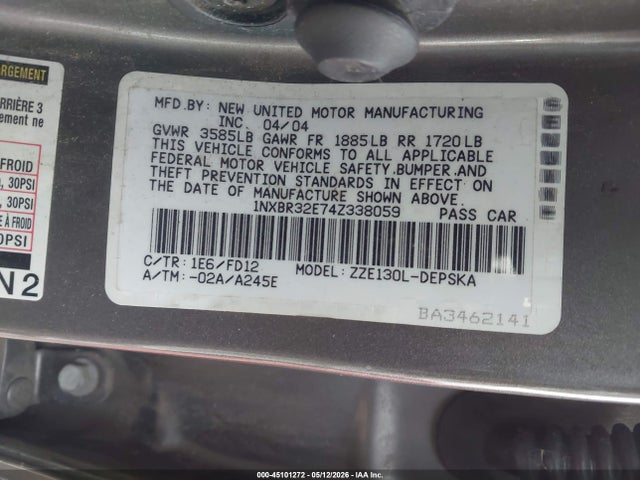 Toyota Corolla S