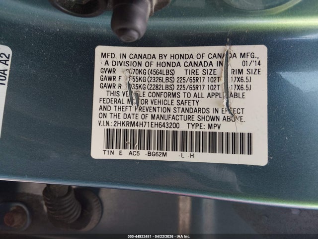 Honda CR-V Ex-l