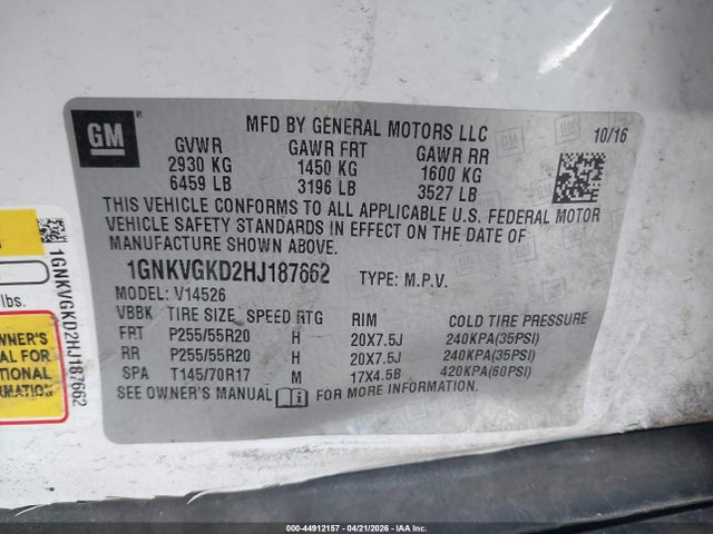 Chevrolet Traverse 1lt