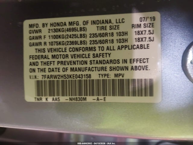 Honda CR-V Ex