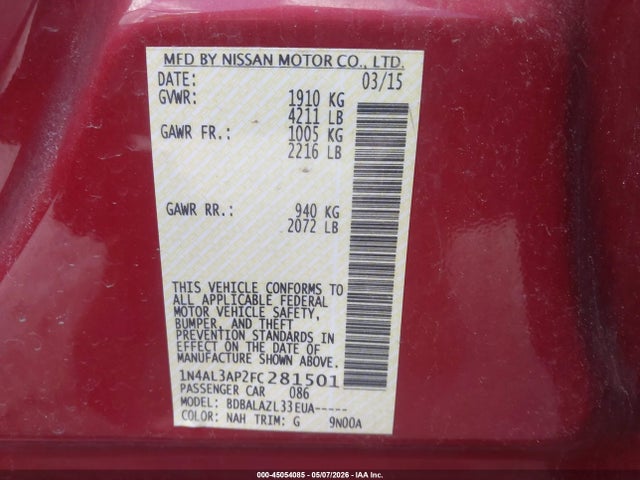 Nissan Altima 2.5