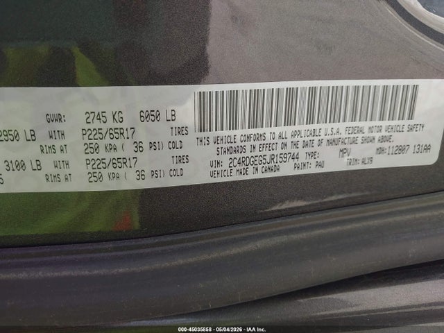Dodge Grand Caravan Gt