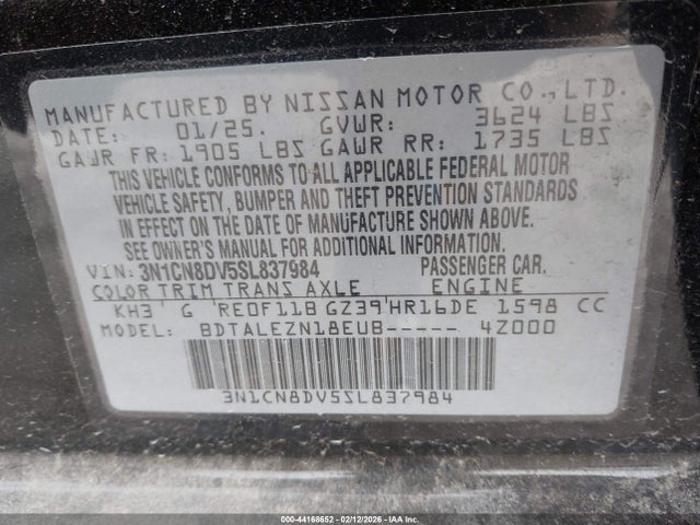 Nissan Versa 1.6 S