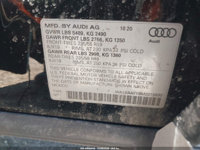 Audi Q5 Premium Plus 45 Tfsi Quattro S Tronic
