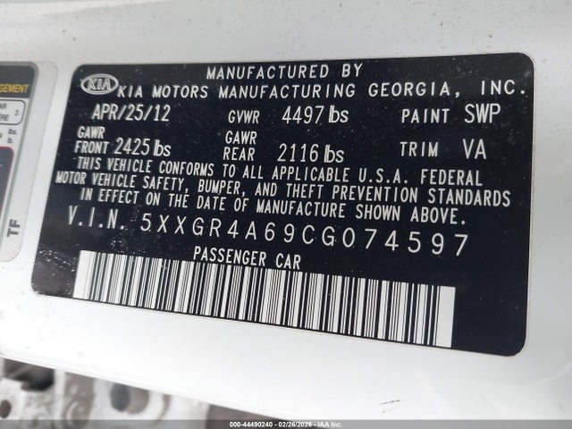 Kia Optima Sx