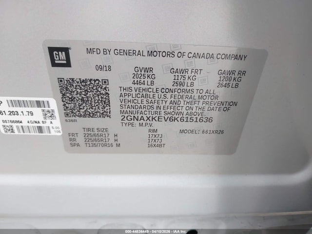 Chevrolet Equinox Lt
