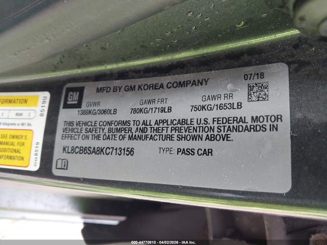Chevrolet Spark Ls Cvt