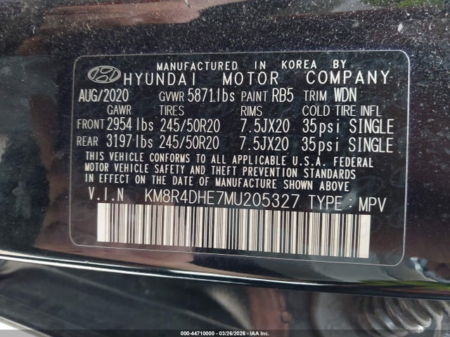 Hyundai PALISADE Sel