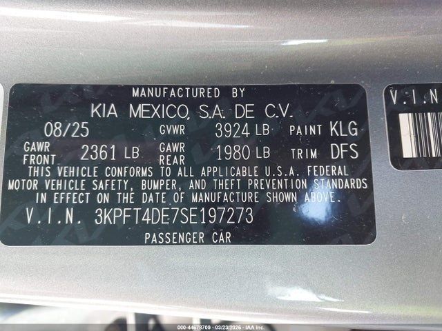 Kia K4 Lxs