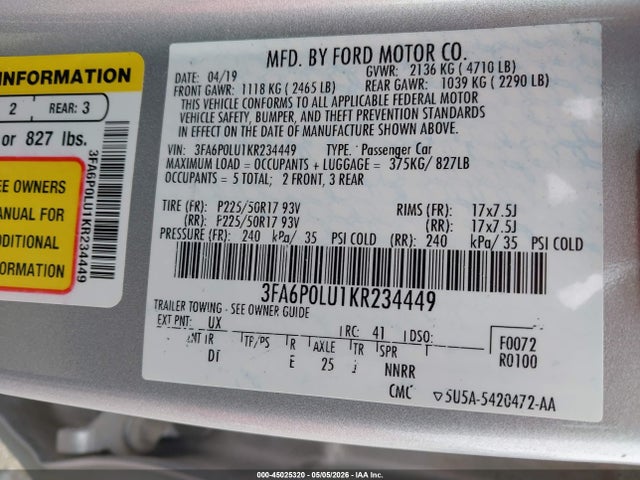 Ford Fusion Se