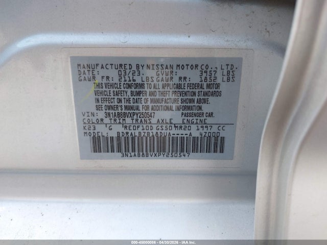 Nissan Sentra S Xtronic Cvt