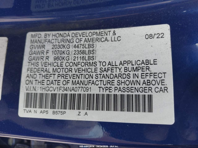 Honda Accord Sport