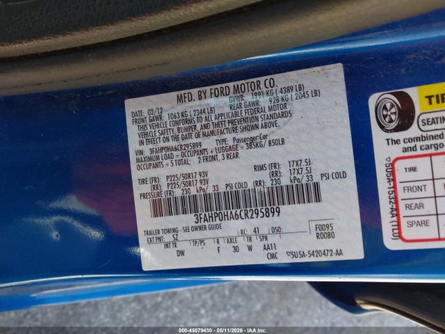 Ford Fusion Se