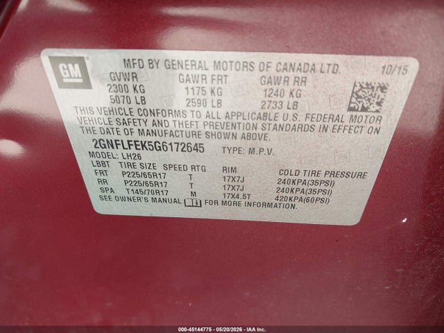 Chevrolet Equinox Lt
