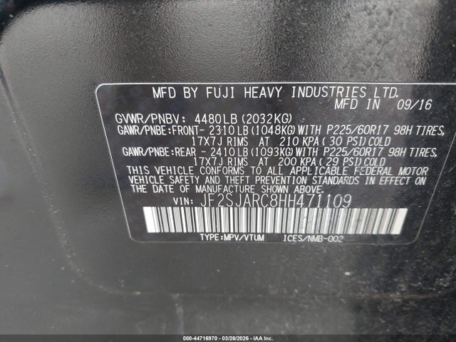 Subaru Forester 2.5i Limited