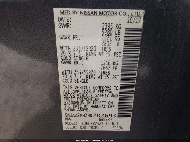 Nissan Murano Platinum